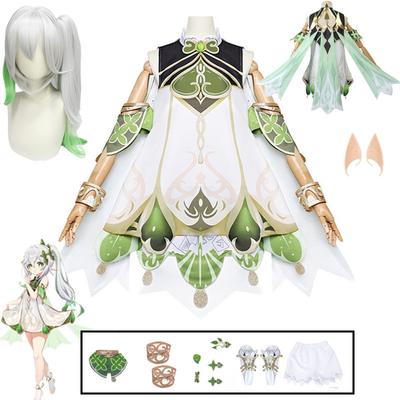   Nahida Lesser Lord Kusanali Cosplay Traje Vestido Terno Halloween Carnaval Jogo Roupas Sumeru Traje para Mulheres