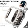 Diamond Cover For Apple Watch Case Series 10 9 8 7 6 5 SE Ultra 49mm 42mm 46mm 44mm 45mm 40 41mm Protector PC Bumper Protective