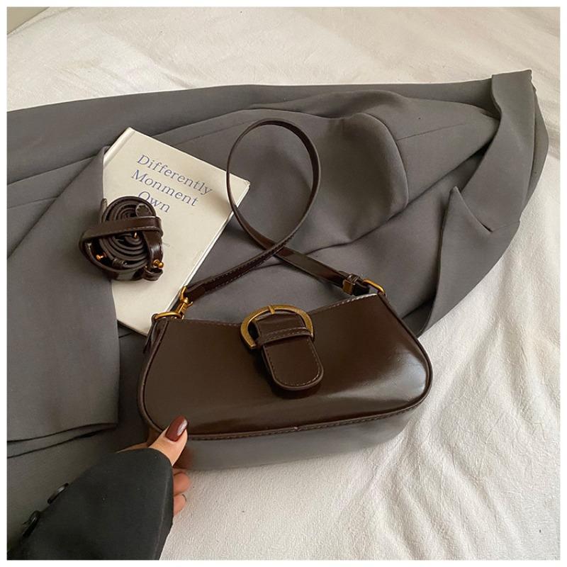 Niche retro Korean version underarm bag women's autumn new high-value fashion simple shoulder small bag