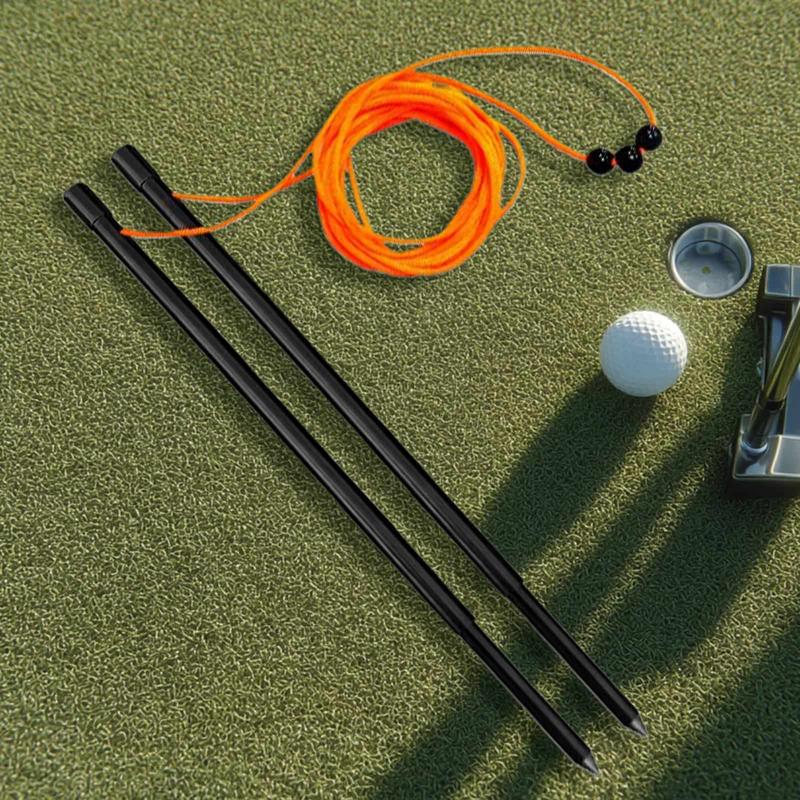 Golf Alignment Stick Portable Putting Practice Club Accessories For Green Backyard Drill Indoor Home Golf Course Practice