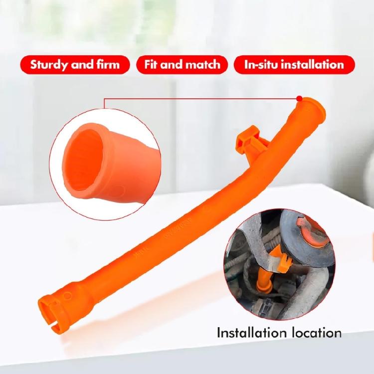 Oil Level Sensor Sleeve 06A103663B Oil Dipstick Boot ABS Construction Engine Dipstick Guide Funnel Sleeve