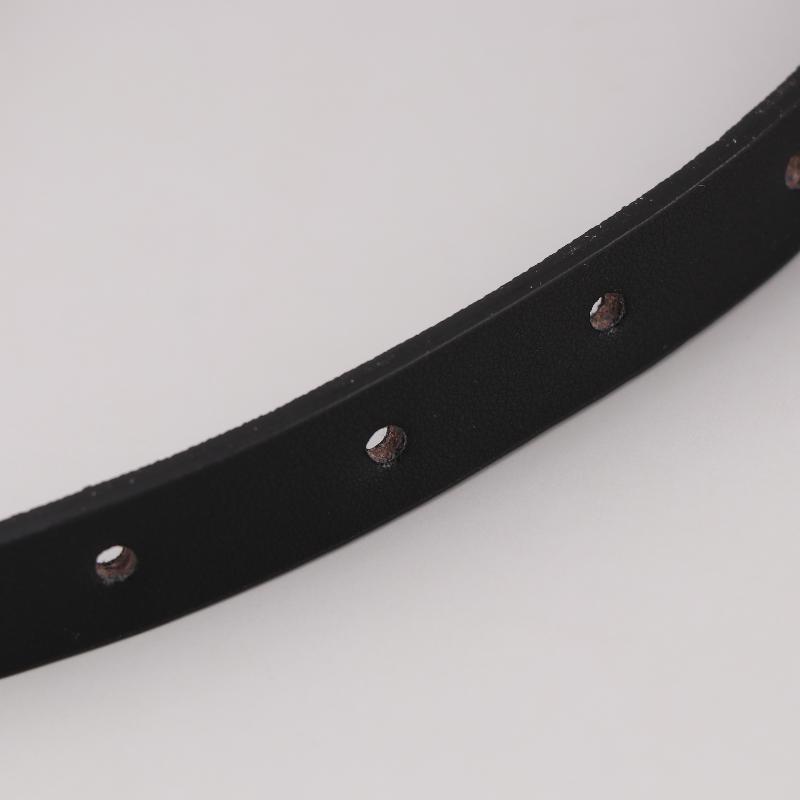 Women Thin Belt Black Gold Silver Metal Buckle Belt Pu Casual Leather Waist Belt Trouser Dress Decoration Waistband
