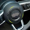 Car Steering Wheel Panel Trim Decor Cover For Jeep Wrangler JL 18+ Carbon Fiber