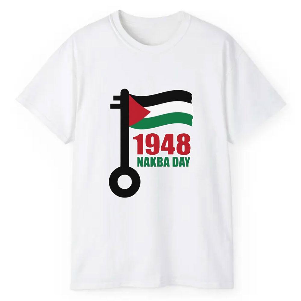 Nakba Day 1948 Shirt Solidarity Palestine T-Shirts - Human Rights for Palestinians Palestine Flag Shirts Vintage Classic Fashion S разноцветный