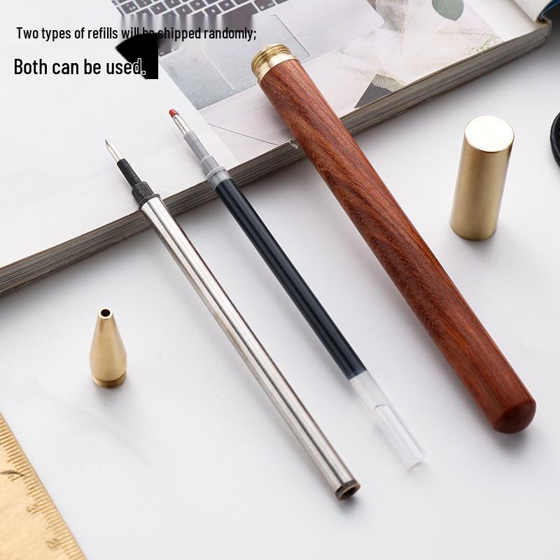 Rosewood Signature Sandalwood Ballpoint Pen with Brass & Laser Logo