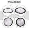2pcs Lens Guards PC Len Protective Mirror For Insta360 X5 Camera Cap Protector Cover Rotating Protective Sports Camera Accessory
