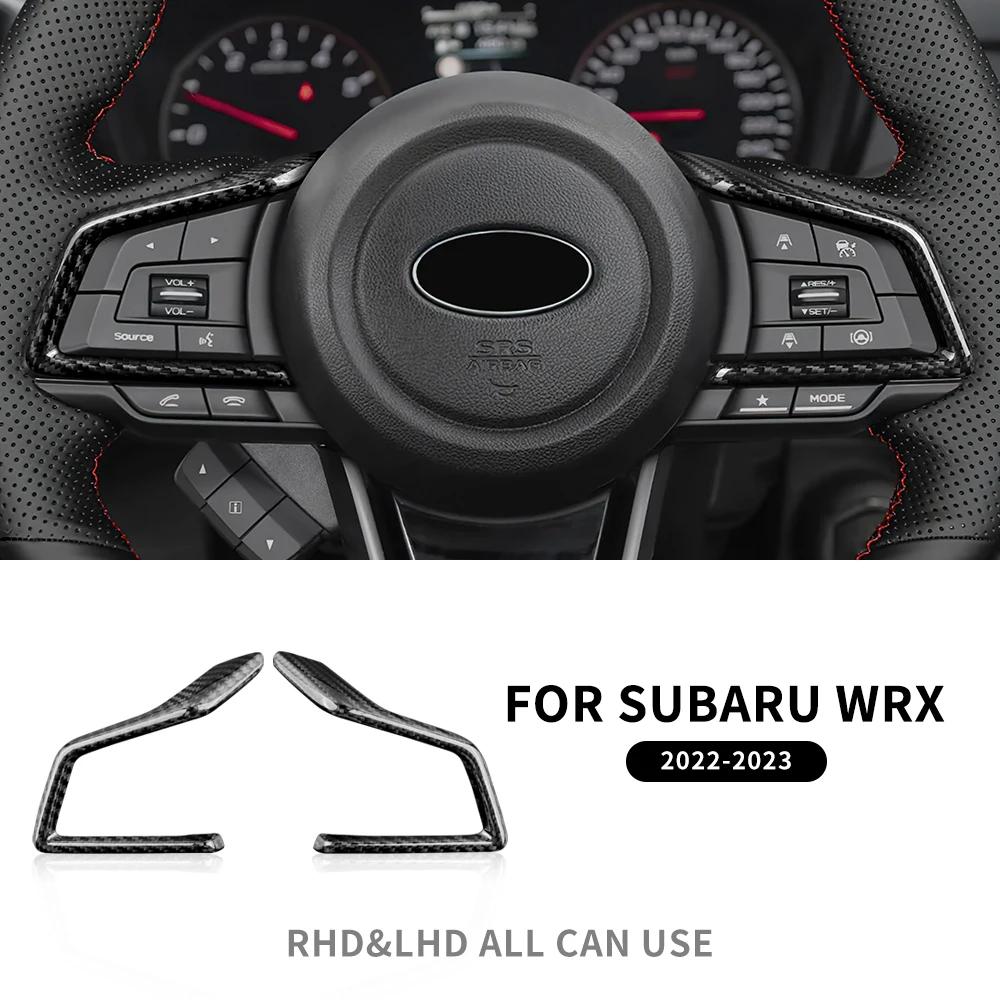 Real Hard Carbon Fiber Sticker For Subaru WRX/ WRX STI 2025 2025 2025 Car Steering Wheel Button Frame Interior Trim Accessories