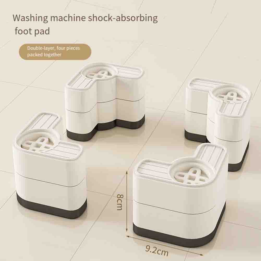 Waschmaschinenfußpolster Basis Höhe Ständer Verstellbar Leise Rutschfest Antivibration Basis Kühlschrank Feste Stützständer