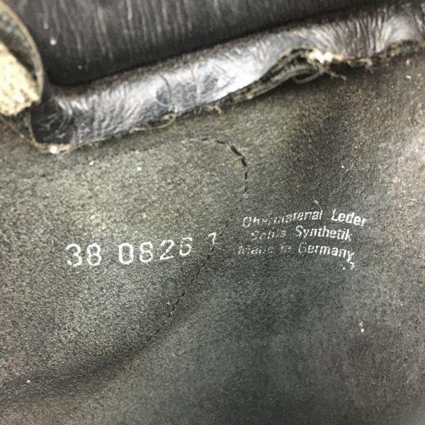 Frey Daytona German Made Vintage Leather Motorcycle Boots Black Size 38 / 24.0cm Back Zip(USED)