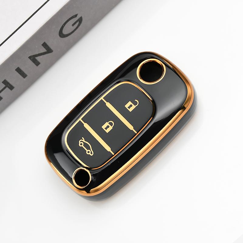 For Renault Fluence Clio Megane 2 for Mercedes For LADA Vesta Granta XRay Kalina Priora Sedan TPU Car Remote Key Case Cover Fob