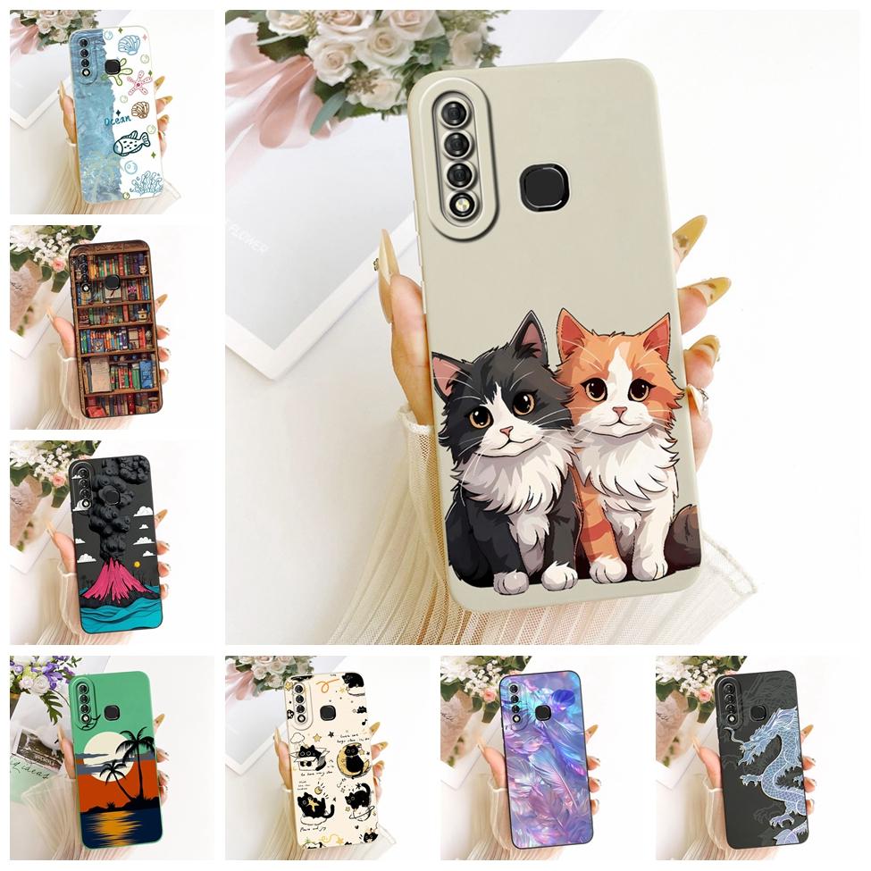 Casing For Infinix Hot S4 Cover Fashion Cartoon Cute Funny Painted Silicone Funda For Infinix X626 X626B X610B Phone Case