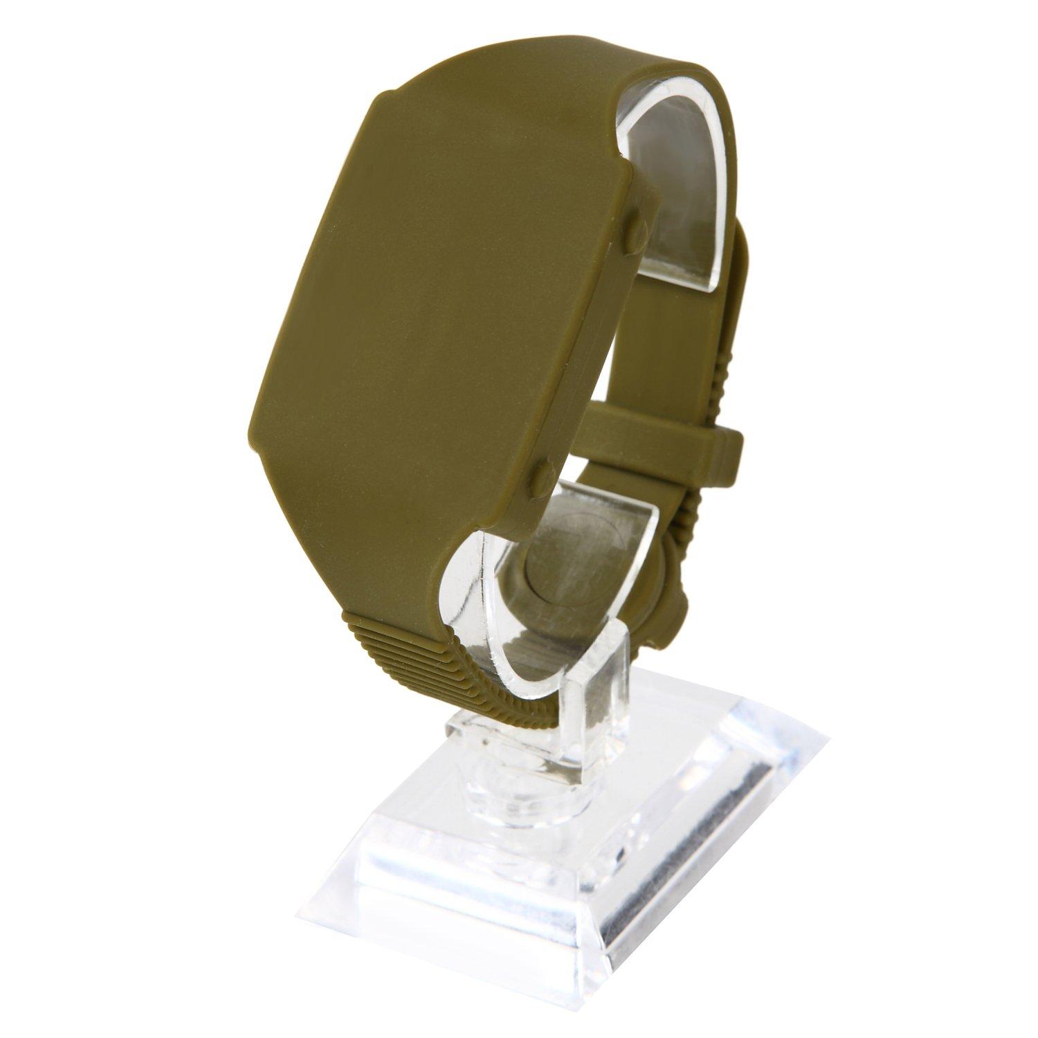 

Наручные часы Тактильные часы Оливковый Совершенно новый тип часов, которые показывают время на ощупь без дисплея или [Tac Touch] Tac Touch TT-B-OG Цвет