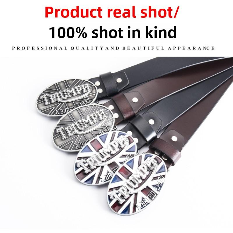 Zinc Alloy British Flag TRIUMPH Belt 21st Century New Fashion Belt