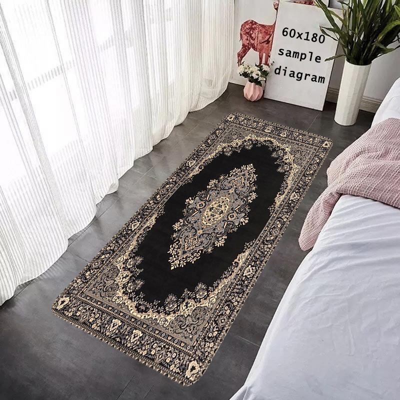Hallway Door Mats Interior Foot Rug Persian Style Welcome Floor Mat for Entryway Rectangle Carpet Kitchen Rugs Fluffy Home Decor