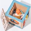 Wooden Activity Cube with Shape Sorter FineMotor Educational Center Early Learning