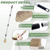 Weeder Tool Comfort Grip Gardening Wire Brush Crack Weeder Crevice Weeding Tool For Outdoor Garden Yard Lawn Pathway Driveway