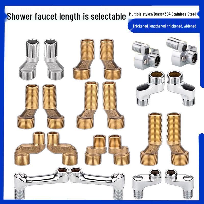 Lujing Universal Concealed Shower Eccentric Elbow Extension Connector