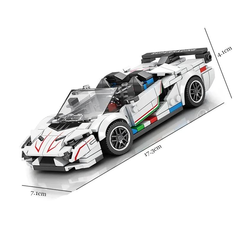 

Speed Car Series Vehicle Building Blocks Supercar Set Racing Sports Car Classic MOC Model Bricks DIY Toy Kid Holiday Gifts