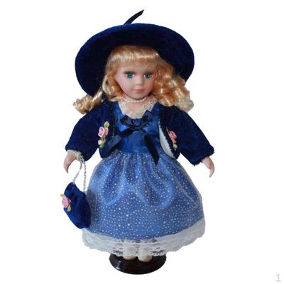 Girl Doll Made Of Porcelain 30cm