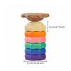 6 Pieces 2in1 Balance Stepping Stone | Rounded LowProfile Design, with