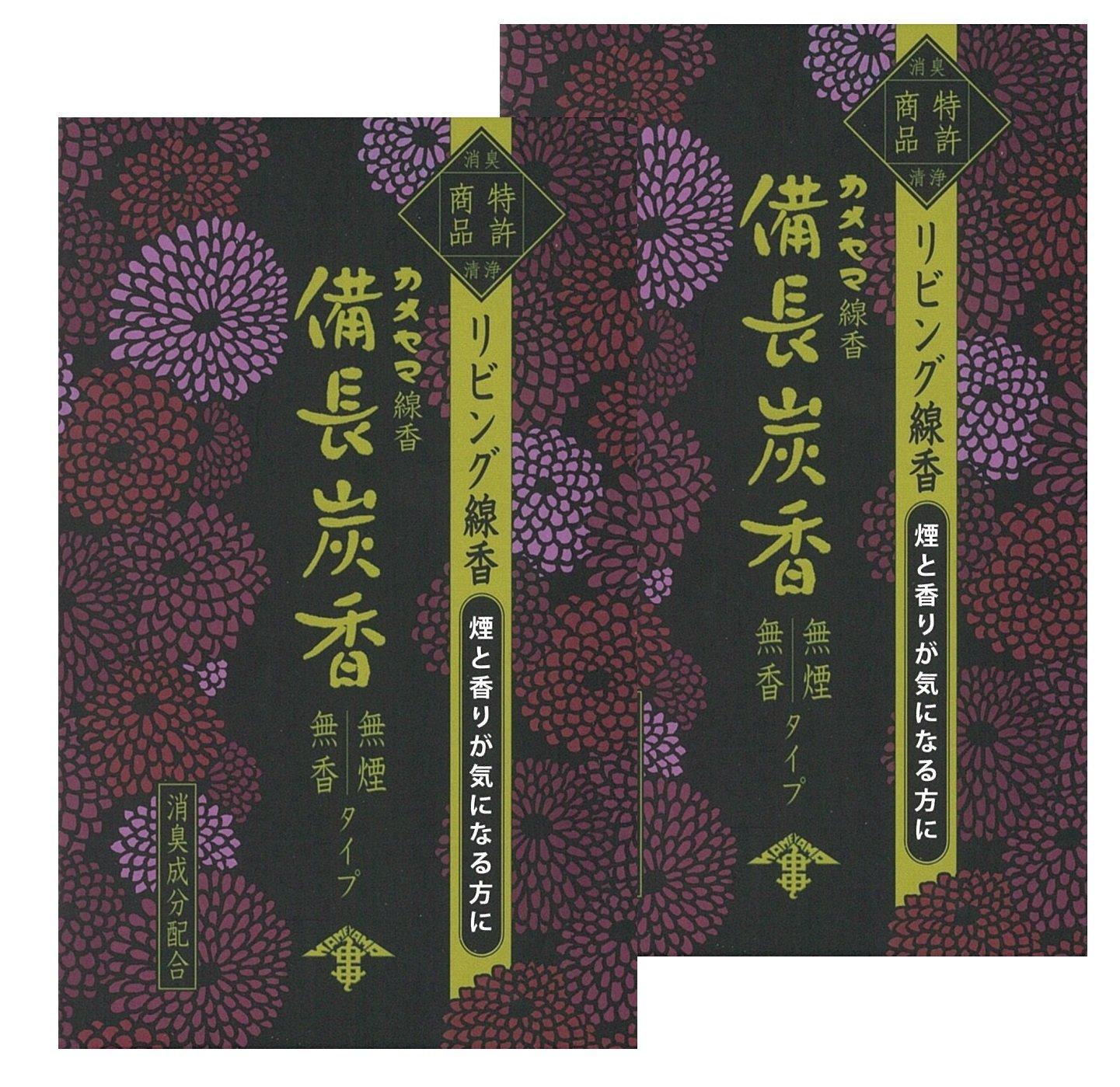 

Дезодорант-благовония Kameyama Hanageshiki Bincho, уголь 50 г x 2 шт. Прибл.