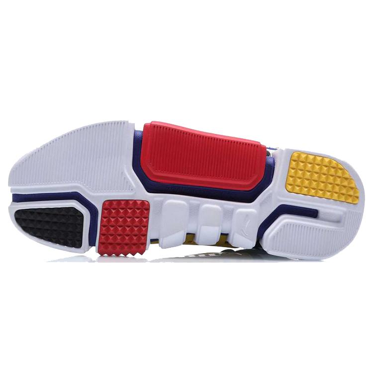 Li Ning Enlightenment Textile, Synthetic Leather Cushioning Slip Resistant Abrasion Resistant Low top Casual Shoes AGBQ122-3