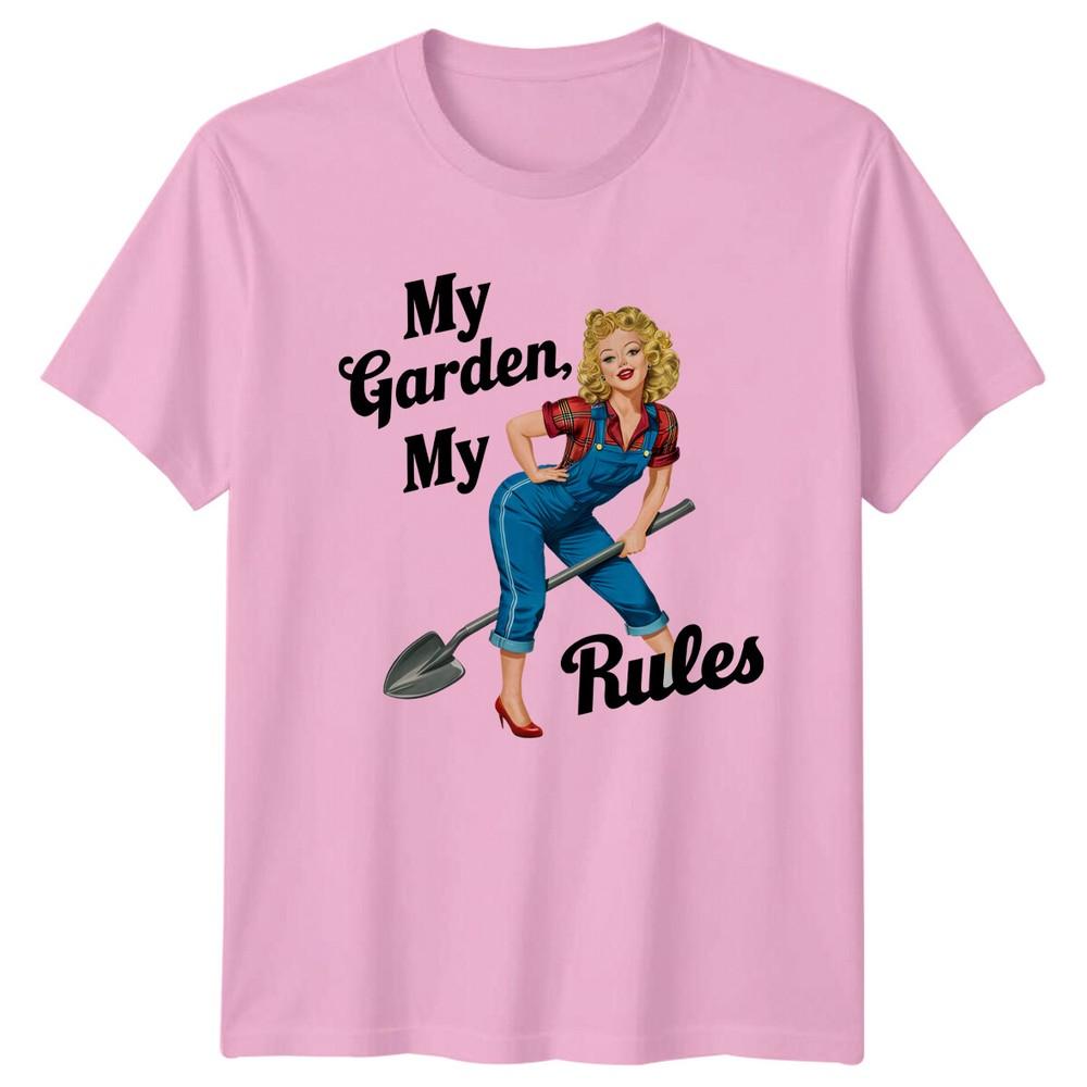 My Garden My Rules Gardener Pinup Girl Gardening Hobby TShirt