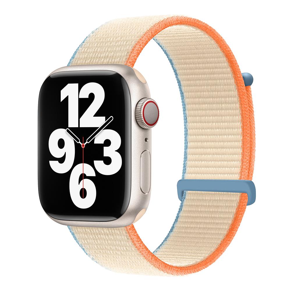 Nylon Loop Strap for Apple Watch Serise 11 Band 46mm 40mm 44mm 45mm 42mm 41mm 38mm Smart Belt Bracelet for IWatch Ultra3 49mm Serise10/9/8/7/6/SE3/5/4