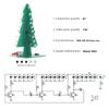 Diy Electronics Kit 3D Christmas Tree Soldering Practice Electronic Science Assembly Kit 3 Color/7 Color Flashing Led Pcb