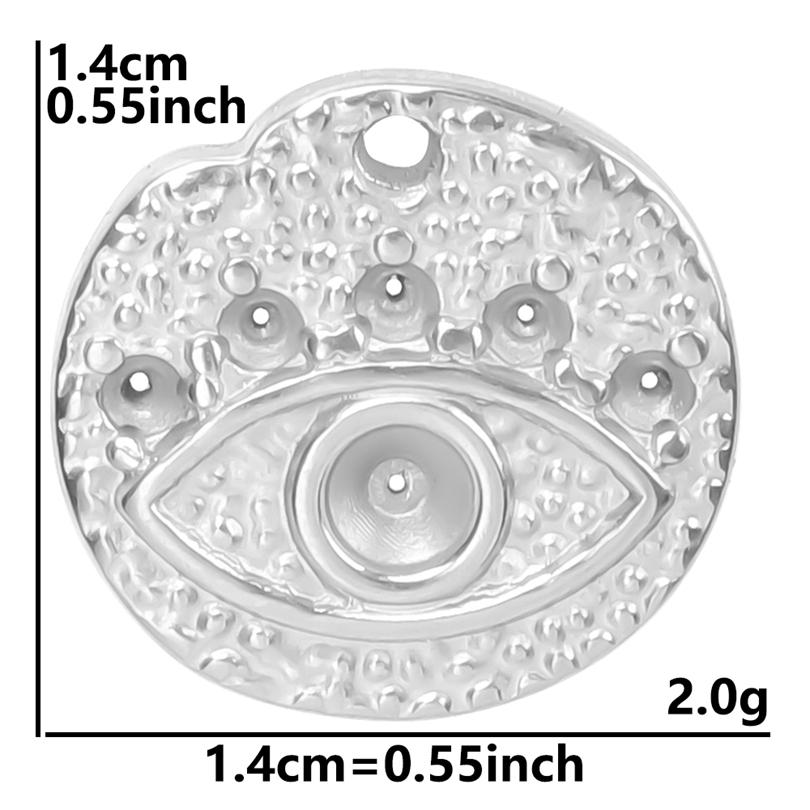 5pcs Bedeltjes Never Fade Heart Sun Moon Star Charms For Jewelry Making Bulk Phase Of The Moon Pentagram Stainless Steel Pendant