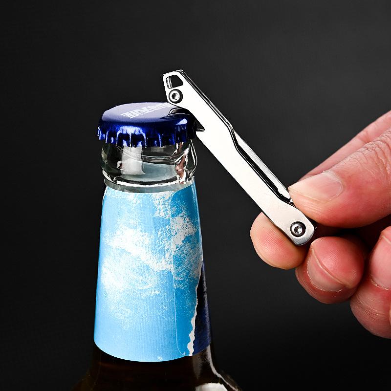 Outdoor Stainless Steel Paper Cutter Unwrapping Express Delivery Mini Folding Knife Sharp EDC Keychain Portable Pocket Knife
