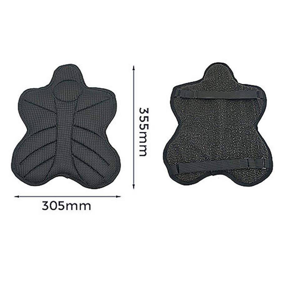 Motorcycle Cushion Cover Sunscreen Heat Insulation Cushion 3D Mesh Seat Cover eat Cushion Nonslip Cooling Down Seat Pad