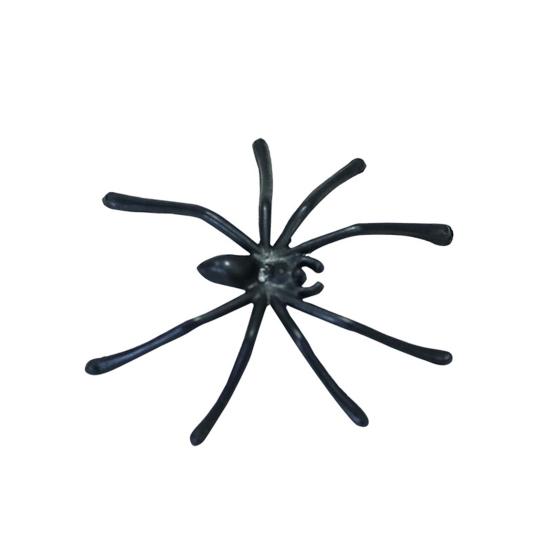 30Pcs Fake Spider Toys Realistic Appearance Small Size Prank Scary Black Spiders Halloween Decoration Photography Prop