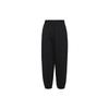 Nike Logo Print Lace-Up Fleece-Lined Sweatpants Kids Bottoms Black DX1365-010