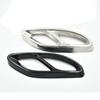 2 Stück Edelstahl Auspuffrohr Abdeckung Zierleiste für Mercedes Benz A B C E GLC GLE Klasse W176 W246 W205 W213 AMG Auto Styling