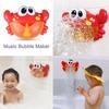 Zabawka do kąpieli dla niemowląt Bubble Crabs Funny Music Bath Bubble Maker Basen zabawki do pływania