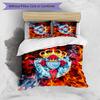 Set Biancheria da Letto 3 Pezzi Stampato Celta Vigo FC Copripiumino Traspirante con Federe Biancheria da Letto Decorativa per Camera da Letto Casa