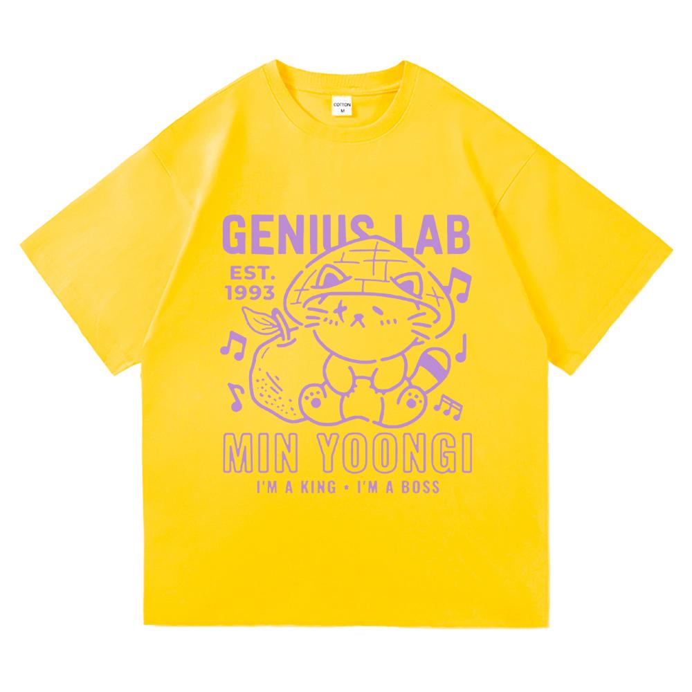 The Earth Is Flat Didnt You Know That Unisexs Tshirt Min Yoong Cat Harajuku Summer Casual Short Sleeved Unisexs Clothing Tops S