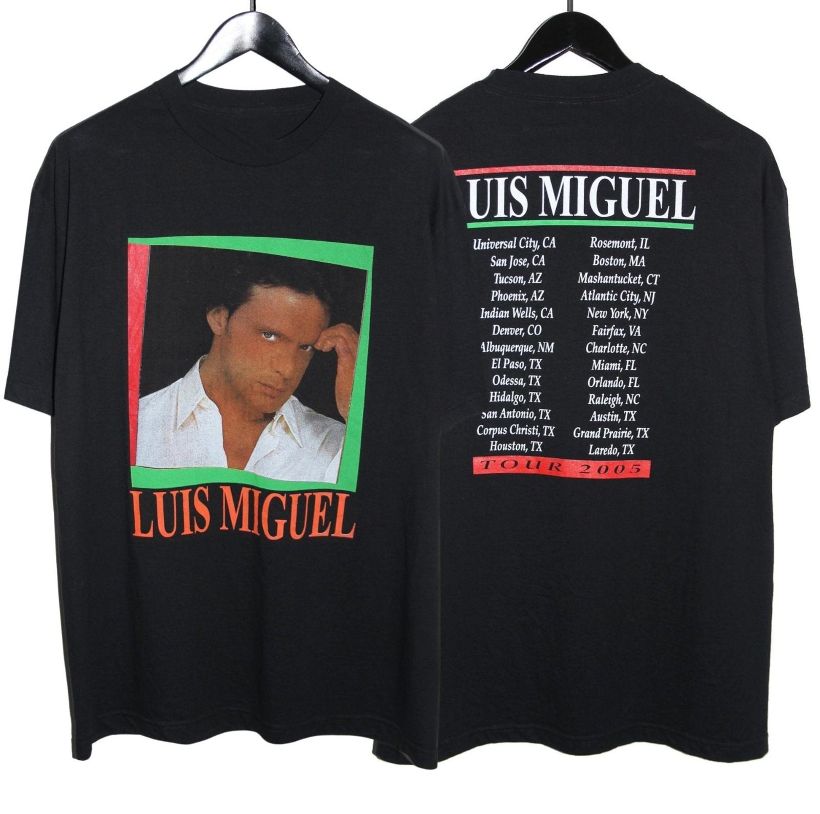 Classic Luis Miguel Tour 2005 Collection S-235XL Tee S8254 S