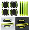 8PCS Car Door Bowl Handle Protector Safety Warning Anti-collision Anti-scratch Reflective Strip Exterior Protection Accessories