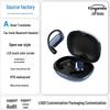 AI Smart Bluetooth Earphones with LCD Display, High-Quality Sound, and Low Latency for Gaming