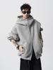Vintage Quick-Return Unisex Loose Fit Zipper Hoodie Sweatshirt