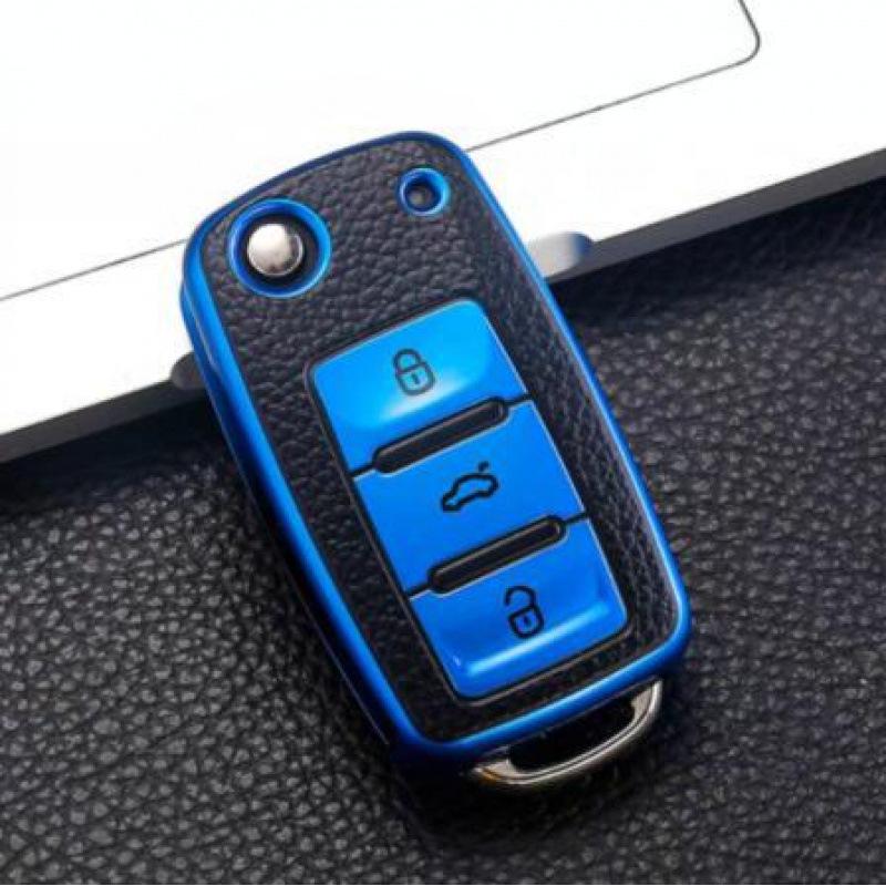 Volkswagen Key Case for Sagitar, Magotan, Lavida, Passat, Bora, Polo, Tiguan L – Car Key Bag Holder