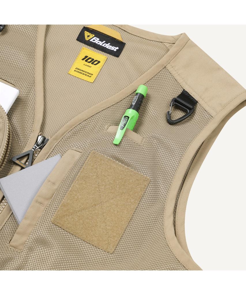 Boldest All-Round Work Mesh Vest V4_2Avam25001Ben