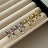 2025 Trendy Sweet-Cool Bow Knot Earrings Minimalist Elegant Statement Jewelry Gift for Women Dropshipping