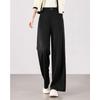 TERRE BLEUE Women's Loose High-Waist Wide-Leg Pants