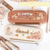 Multifunctional Pencil Pouches Large Capacity Plastic Pencil Case Portable Pen Organiser For Student Children Adult