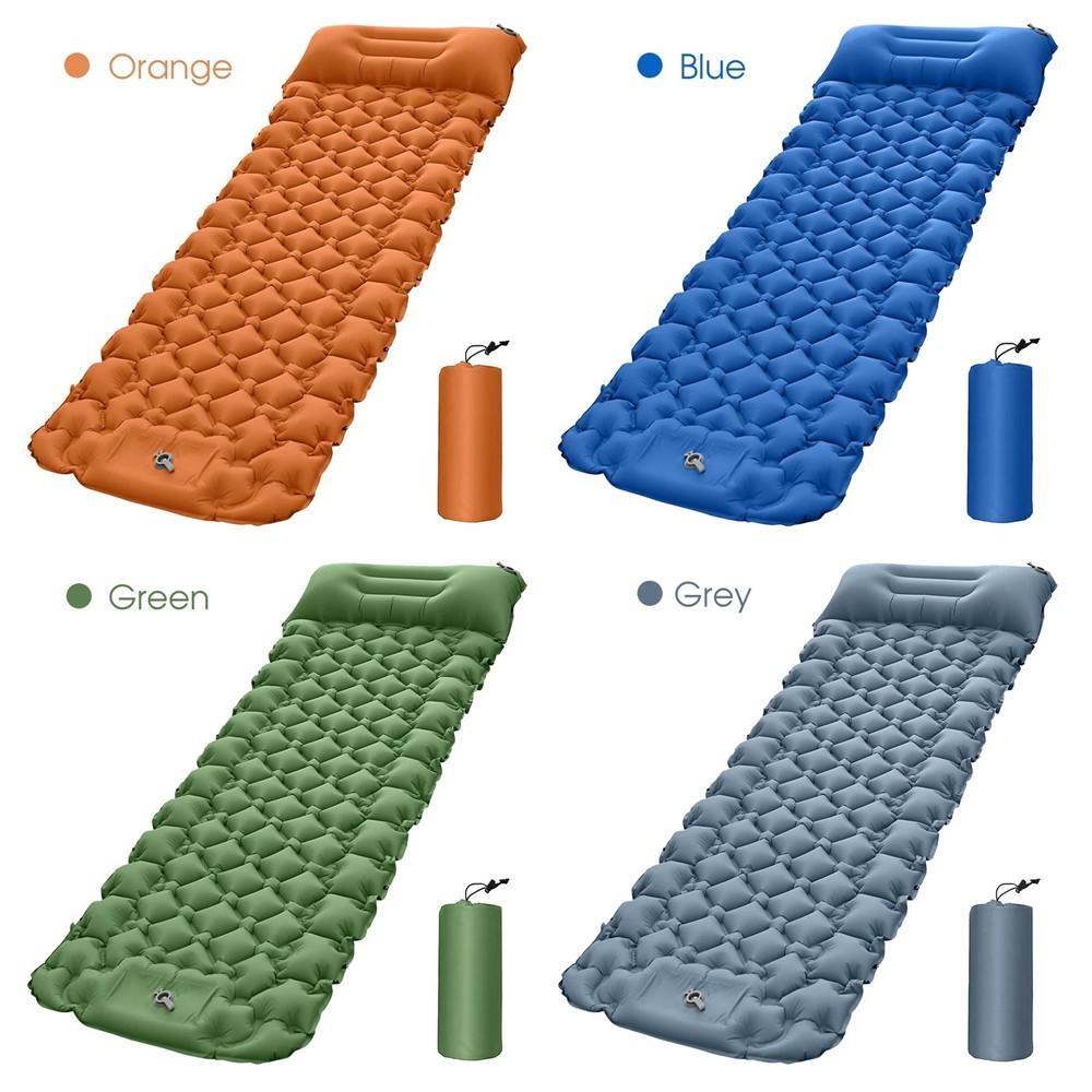 Ultralight Single Sleeping Pad Portable Outdoor Camping Mat Inflatable Air Mattress Hiking Trekking Picnic Sleeping Mat