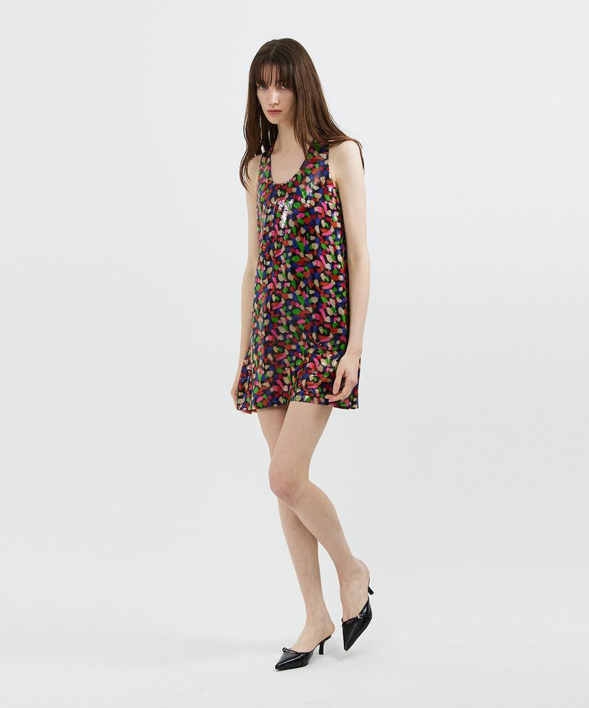 VEDERMI Spangle Dress
