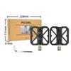 Light Weight Bicycles Platform Pedals 3 Seal Bearings Nonslip Bicycles Pedals for Mountain Cycling Road Bicycles